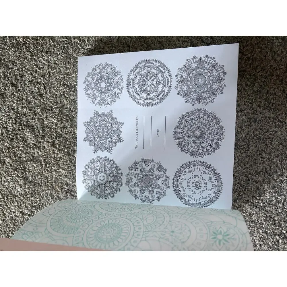 Mandala Meditation coloring book for adults
